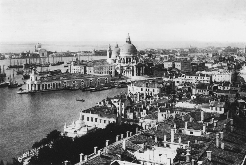 Venezia, Panorama (s/h foto) af Italian Photographer
