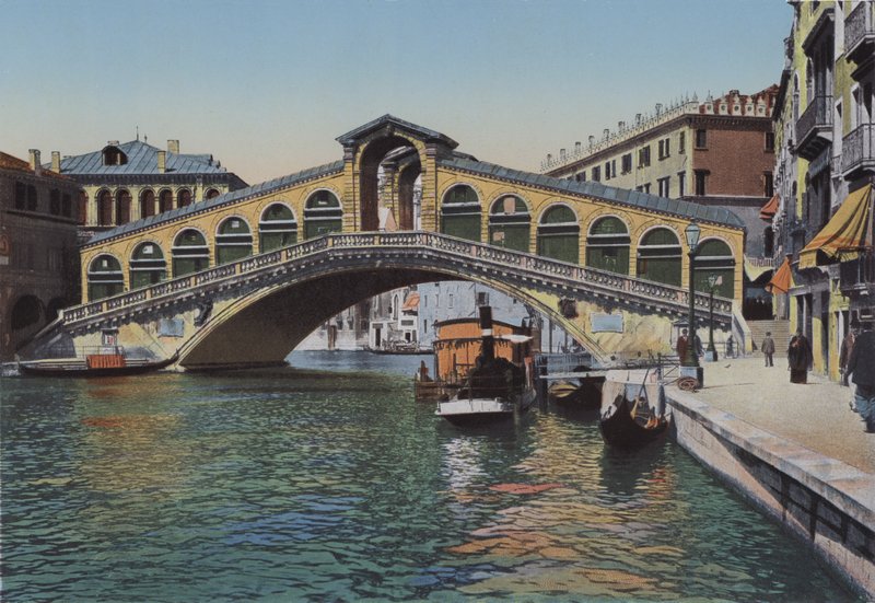 Venedig, Rialtobroen af Italian Photographer