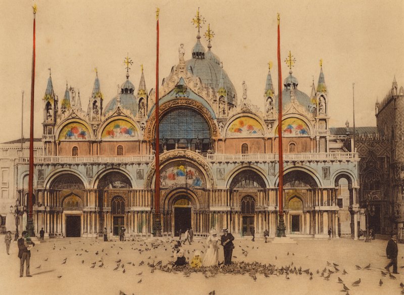 Venedig / Venedig: Chiesa S Marco (foto i farver) af Italian Photographer