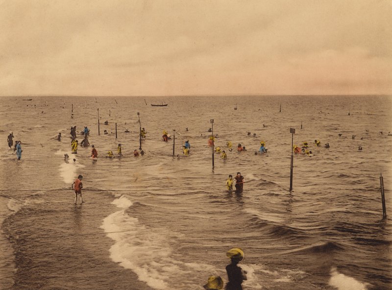 Venedig / Venedig: Lido, Bagni di Mare (foto i farver) af Italian Photographer