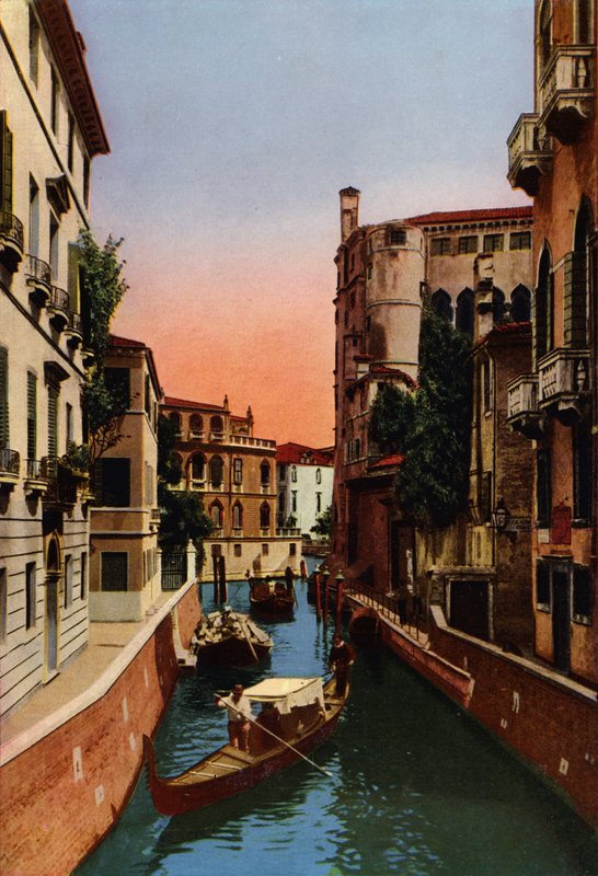 Venedig / Venedig: Rio delle Meravegie (foto i farver) af Italian Photographer