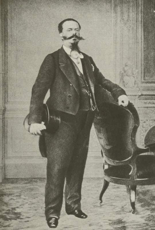 Victor Emmanuel II, konge af Italien (s/h foto) af Italian Photographer