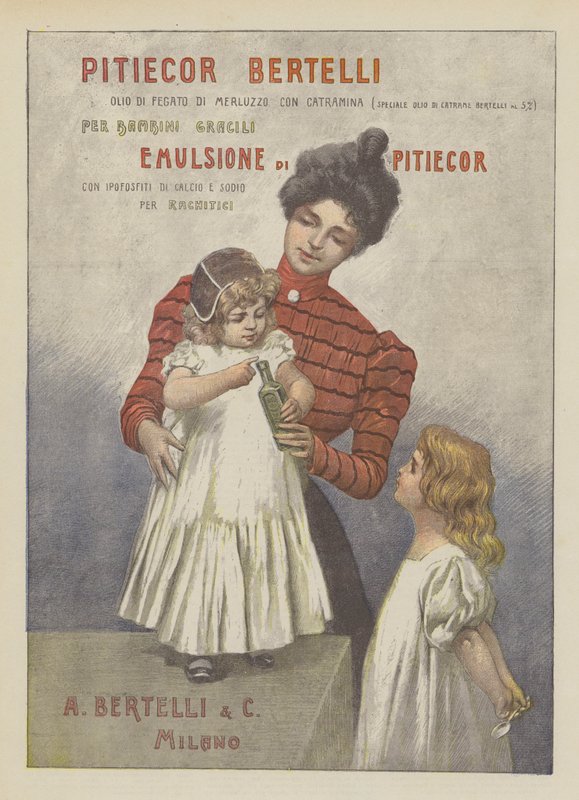 A Bertelli & C (farve litho) af Italian School
