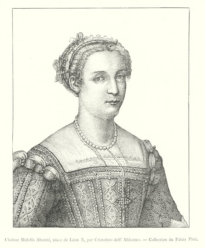 Clarisse Ridolfo Altoviti, niece af Leon X, af Cristoforo dell 