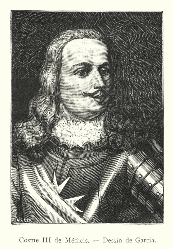 Cosme III de Medicis, Dessin de Garcia (gravering) af Italian School