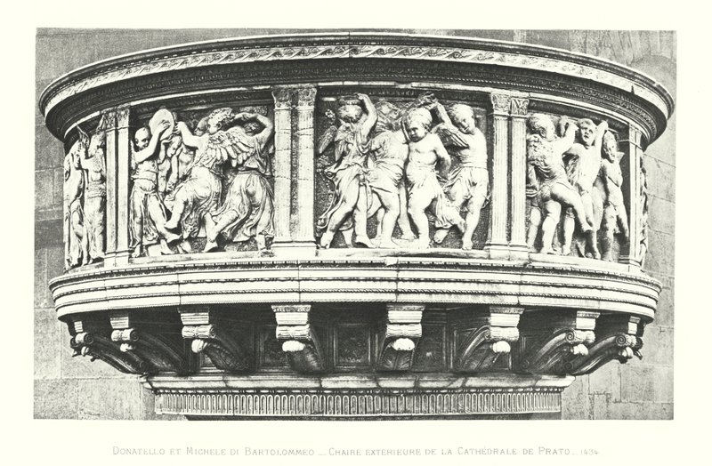 Donatello og Michele di Bartolommeo, Chaire exterieure de la Cathedrale de Prato af Italian School