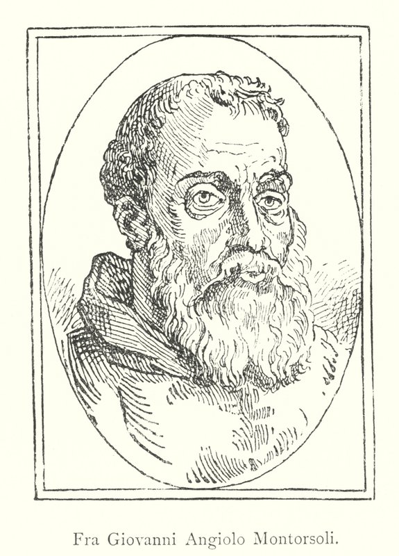 Fra Giovanni Angiolo Montorsoli (gravering) af Italian School