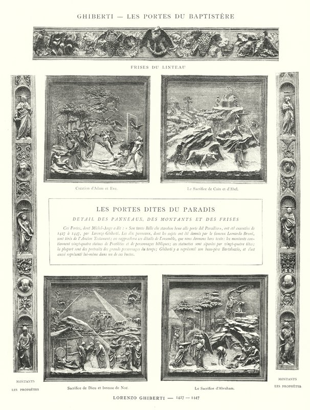 Ghiberti, Dåbskapellets døre, Lorenzo Ghiberti af Italian School