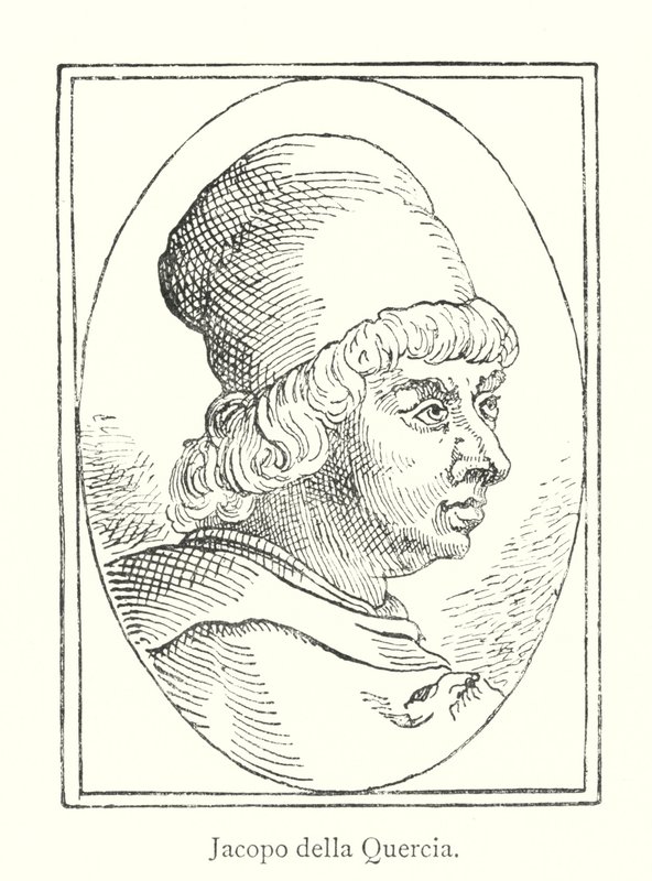 Jacopo della Quercia (gravering) af Italian School