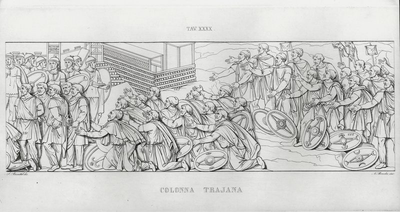 Trajans søjle, Trajans søjle (gravering) af Italian School