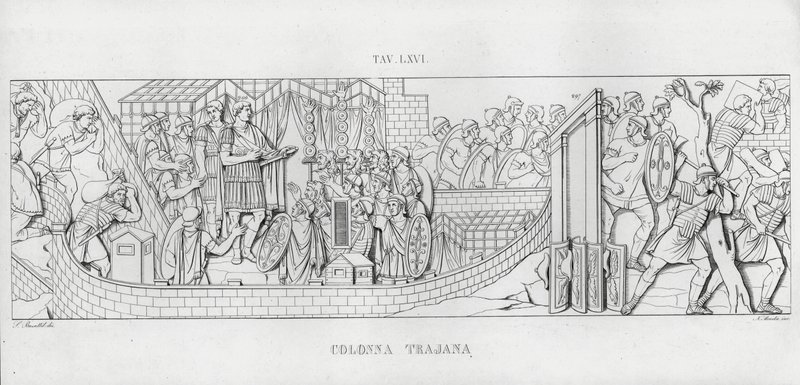 Trajans søjle, Trajans søjle (gravering) af Italian School