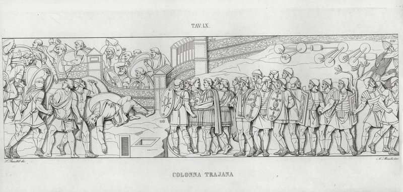 Trajans søjle, Trajans søjle (gravering) af Italian School