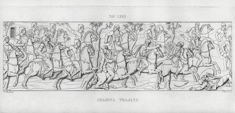Trajans søjle, Trajans søjle (gravering) af Italian School