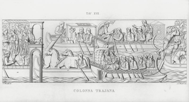 Trajans søjle, Trajans søjle (gravering) af Italian School