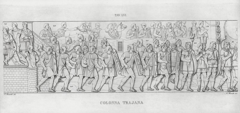 Trajans søjle, Trajans søjle (gravering) af Italian School