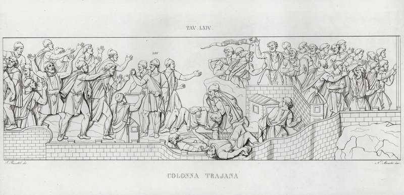 Trajans søjle, Trajans søjle (gravering) af Italian School