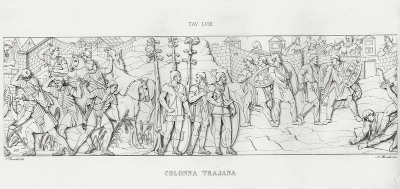 Trajans søjle, Trajans søjle (gravering) af Italian School