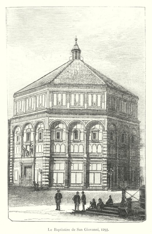 Baptistere de San Giovanni af Italian School