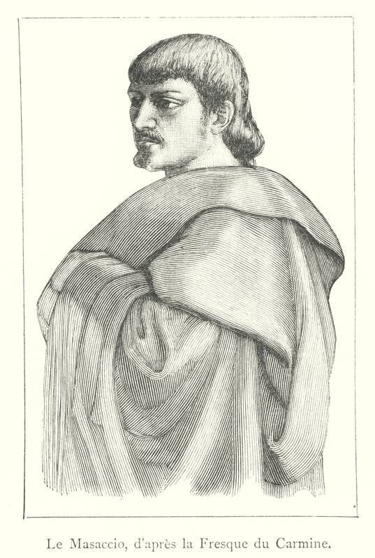 Masaccioen efter Carmine Fresco (gravering) af Italian School