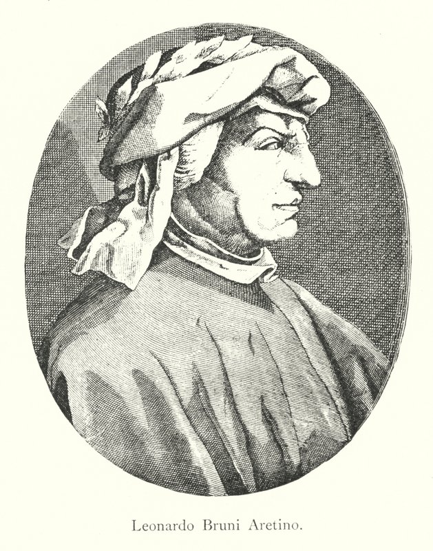 Leonardo Bruni Aretino (gravering) af Italian School