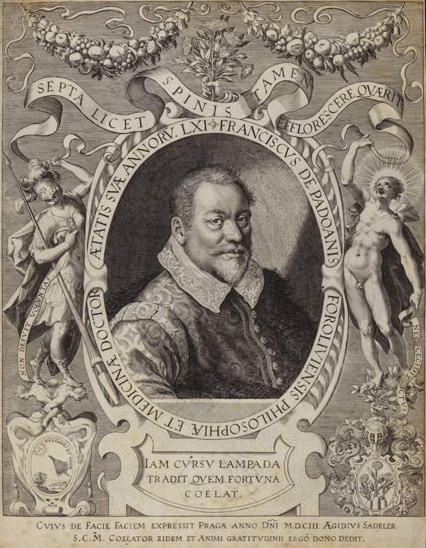 Portræt af Franciscus af Padoanis Foroliviensis af Italian School