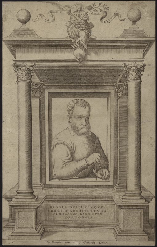 Portræt af Giacomo Barozzi da Vignola af Italian School