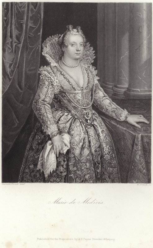 Portræt af Marie de Medici af Italian School