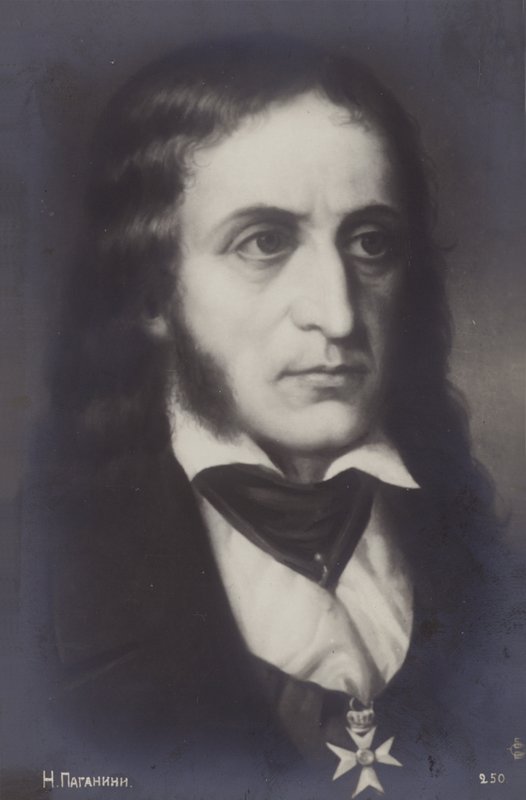 Portræt af Niccolo Paganini af Italian School