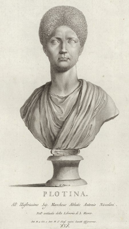 Portræt af Pompei Plotina af Italian School