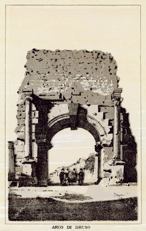 Rom: Drusus bue (litho) af Italian School