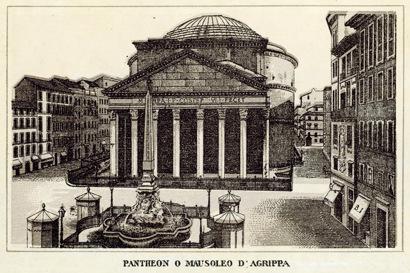 Rom: Pantheon eller Mausoleo D