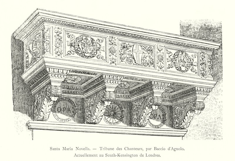 Santa Maria Novella, Tribune des Chanteurs, af Baccio d