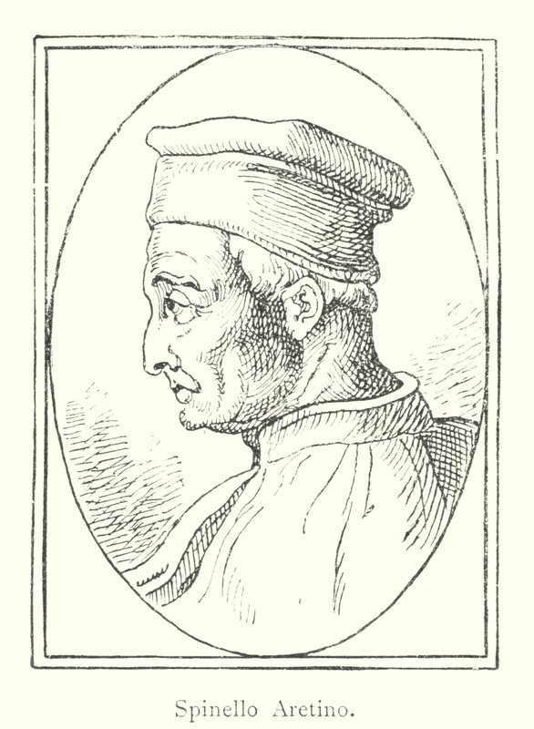 Spinello Aretino (gravering) af Italian School