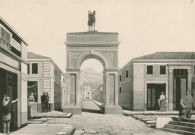 Caligulabuen, som den var (dybtryk) af Italian School