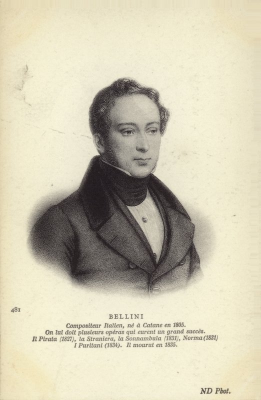 Vincenzo Bellini, italiensk operakomponist (1801-1835) af Italian School