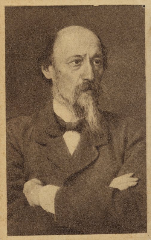 Nikolaj Nekrasov, russisk digter af Ivan Nikolaevich Kramskoy