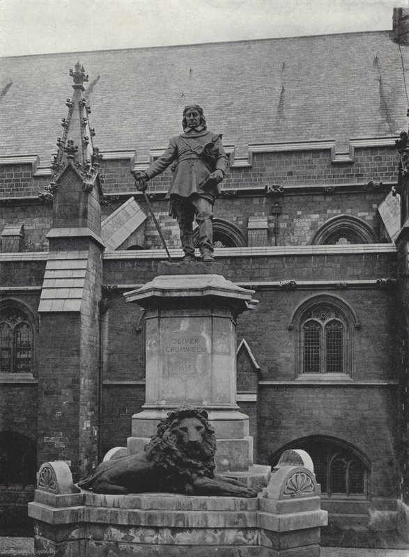 Statue af Cromwell af J. Benjamin Stone