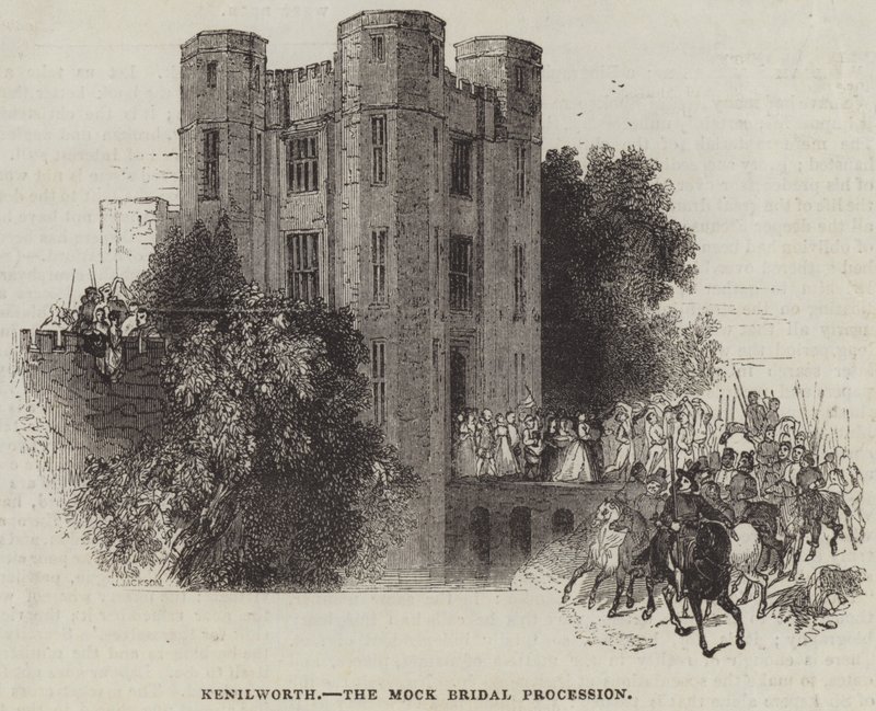 Kenilworth, det falske brudeoptog af J. Jackson