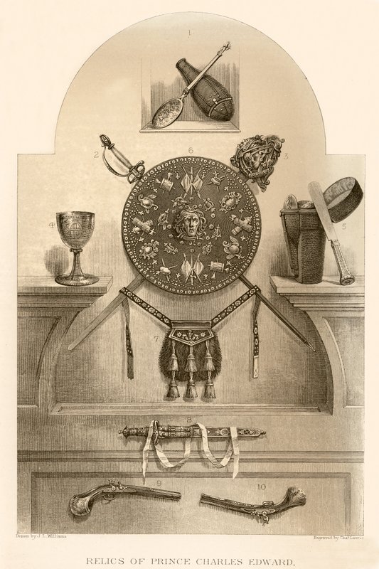 Relikvier af prins Charles Edward af J.L. Williams