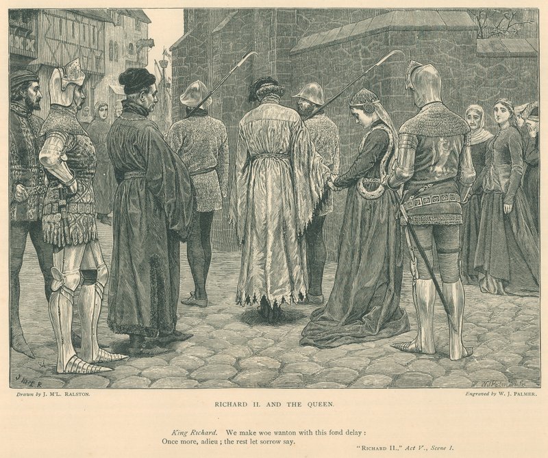Illustration til kong Richard II (gravering) af J.M.L. Ralston
