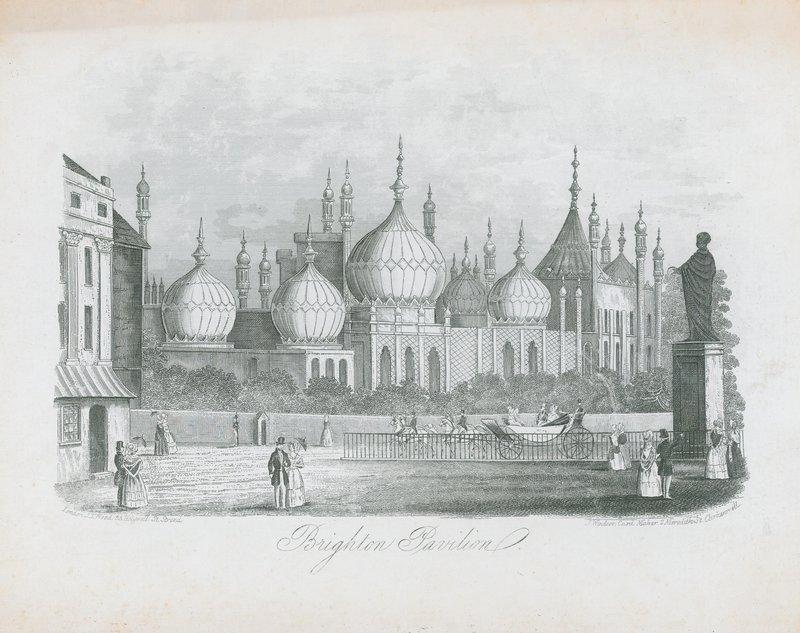 Generel udsigt over Brighton Pavilion af J.T. Wood