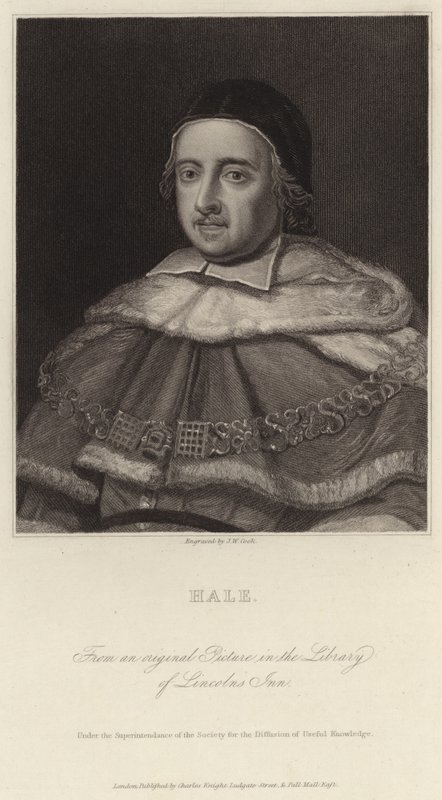 Sir Matthew Hale af J.W. Cook