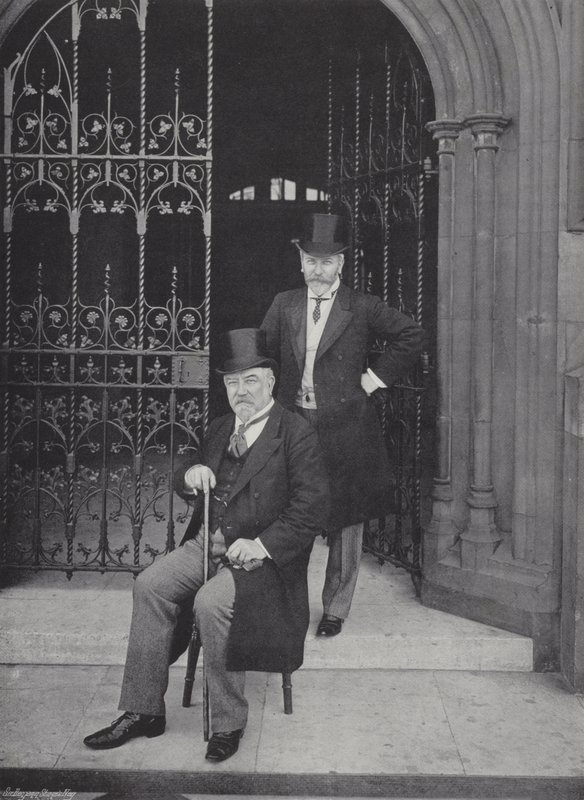 Sir Edward Reed, K.C.B., og hr. E.T. Reed af J. Benjamin Stone
