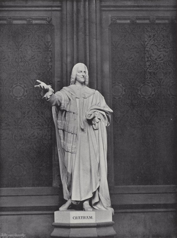 Statue af Chatham af J. Benjamin Stone