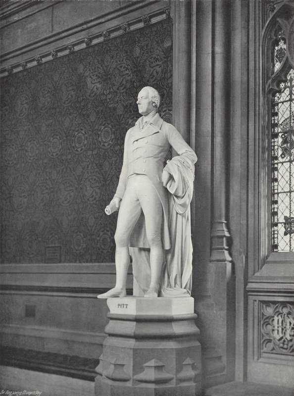 Statue af Pitt af J. Benjamin Stone