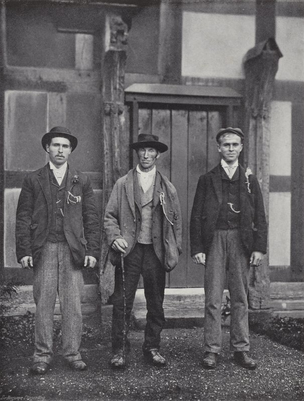Stratford-on-Avon Mop, står for Hire af J. Benjamin Stone
