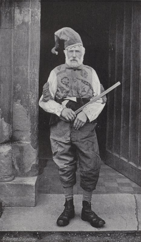 The Horn Dance, Abbeds Bromley, the Fool og Robin Hood af J. Benjamin Stone