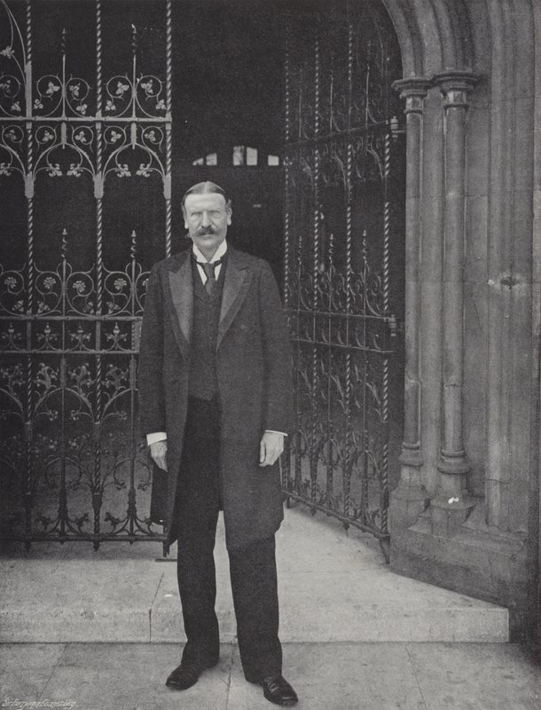 Den højre Hon. Sir A Acland Hood, Bart (s/h-billede) af J. Benjamin Stone