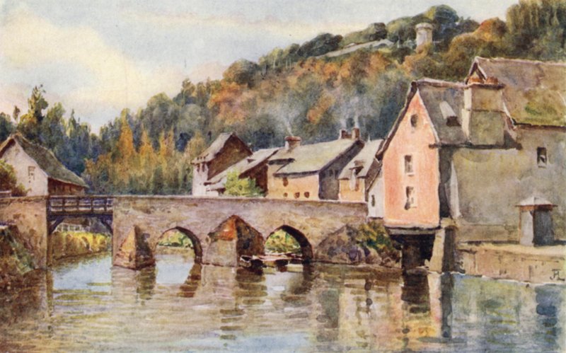 Le Port, Dinan (farvemedlemmer) af J. Hardwicke Lewis