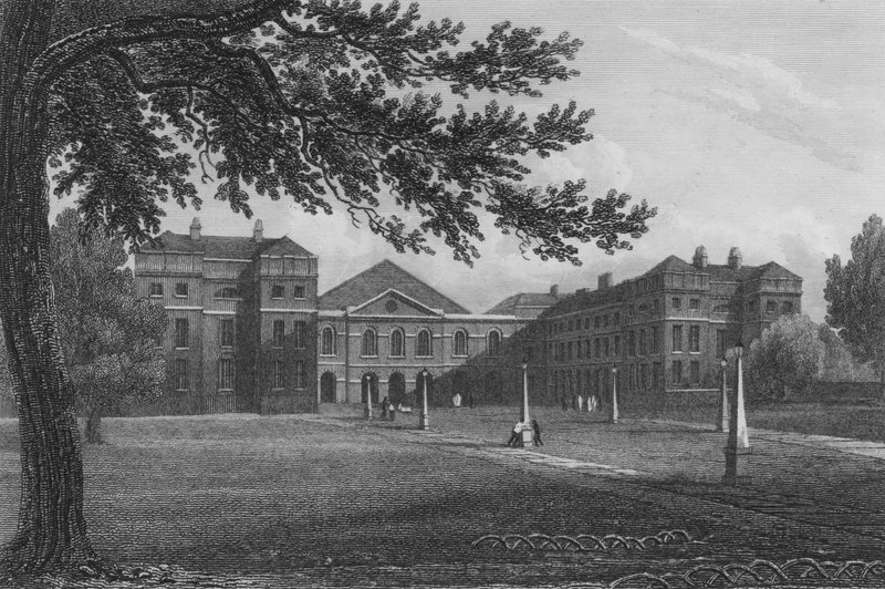 The Foundling Hospital (gravering) af John Preston Neale